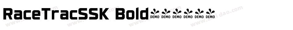 RaceTracSSK Bold字体转换